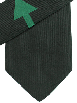 Gene Meyer Silk Tie Green Arrow