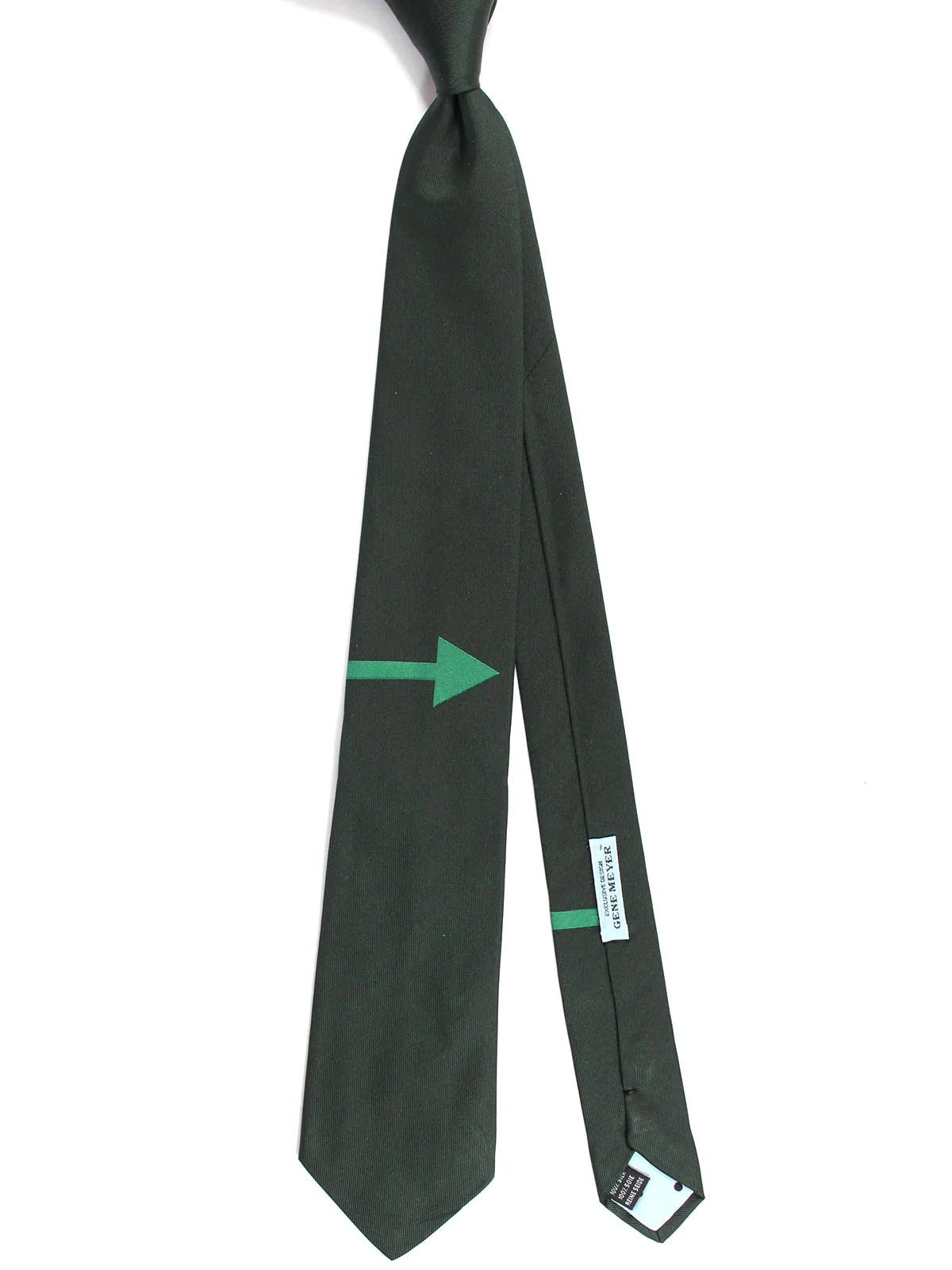 Gene Meyer Silk Tie Green Arrow