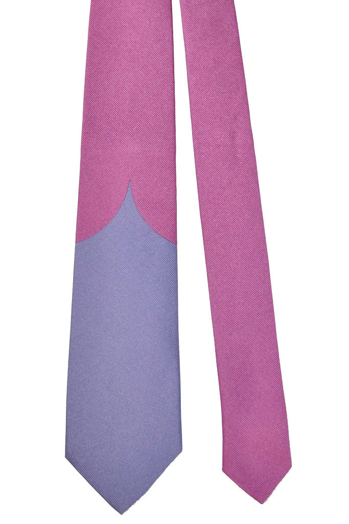 Gene Meyer Silk Tie Unique Pink Lilac