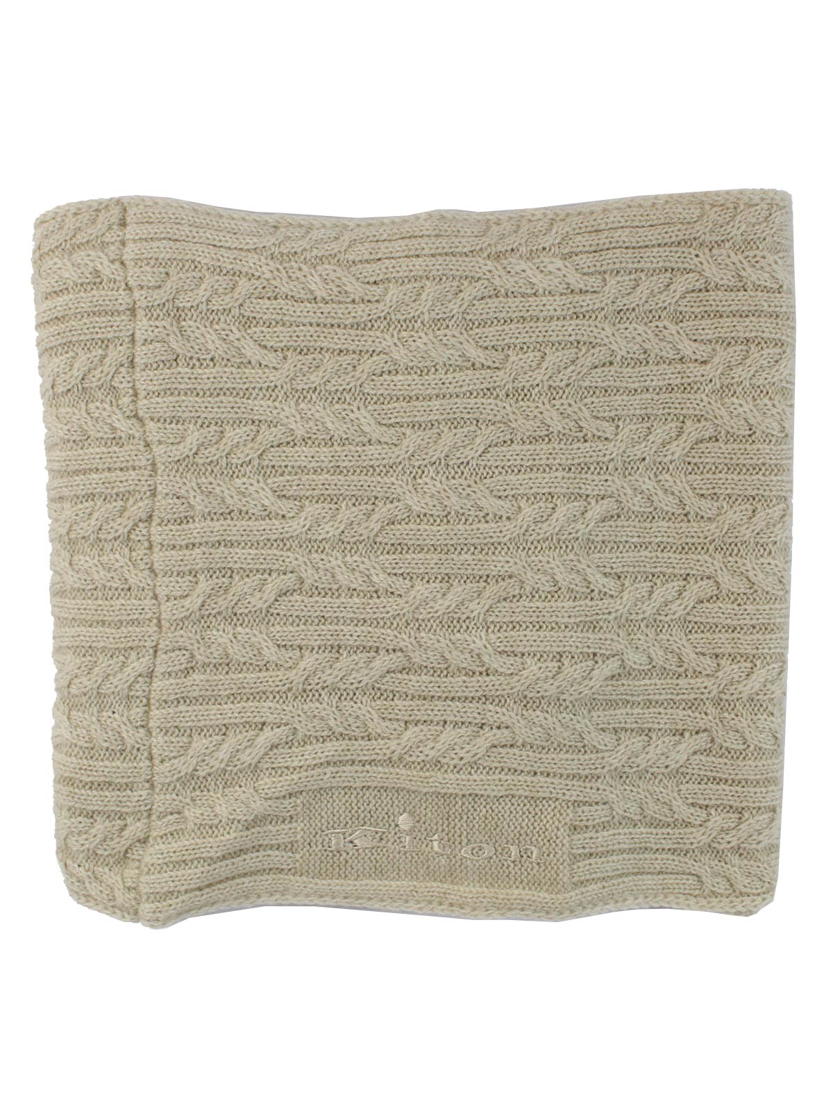 Kiton Cashmere Scarf Beige