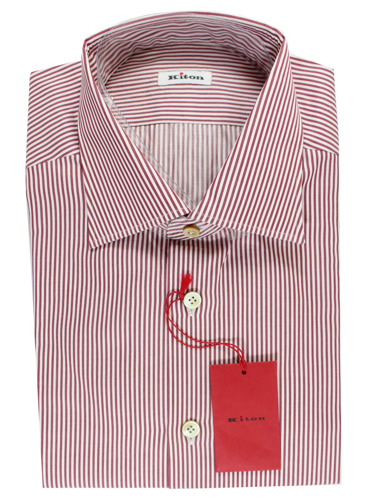 Kiton Dress Shirt Stripes