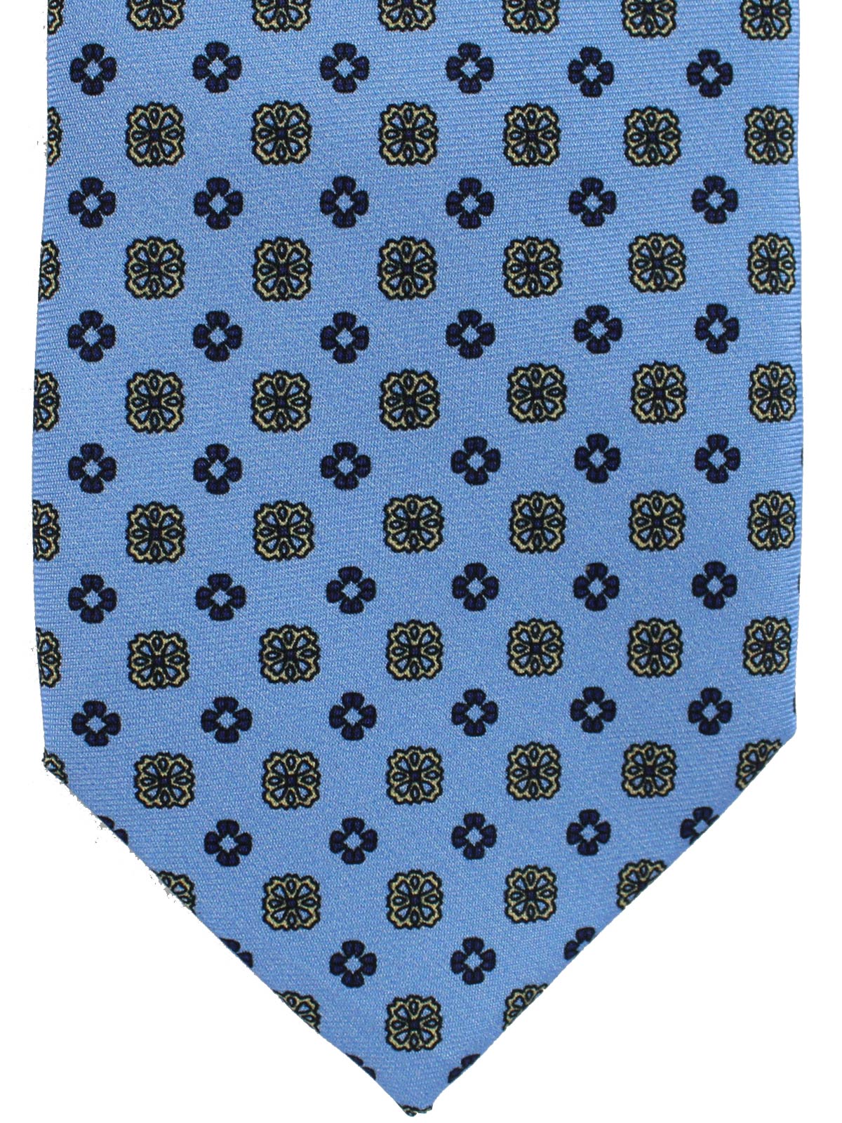 Massimo Valeri Extra Long Tie Blue Design