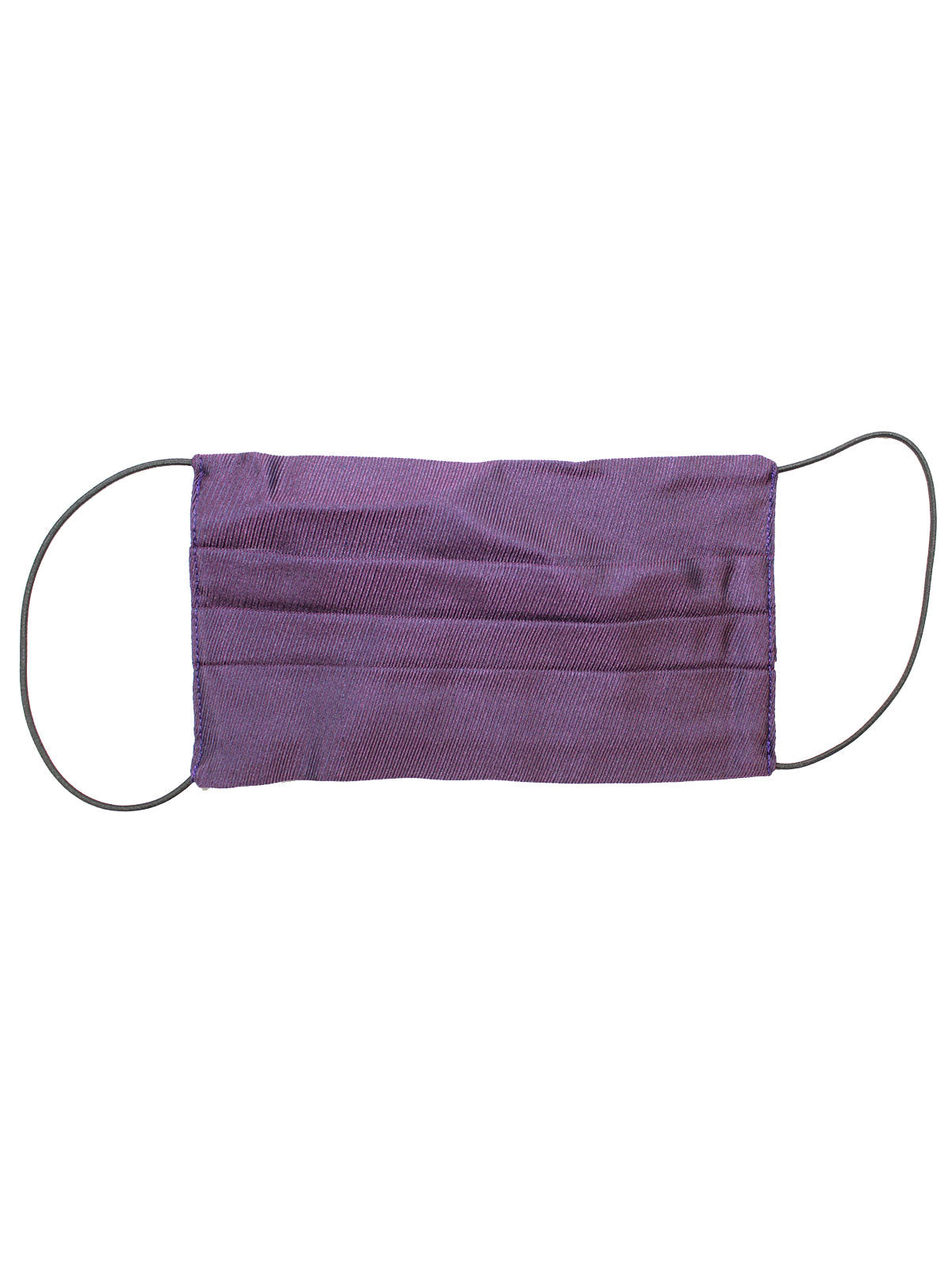 Le Noeud Papillon Silk Face Mask Purple Solid