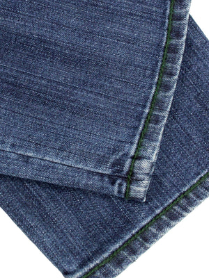 E. Marinella Jeans Dark Blue Hand Made Denim