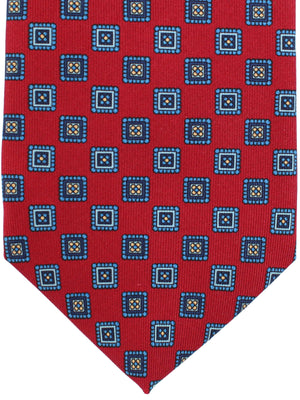 E. Marinella Tie Burgundy Medallions