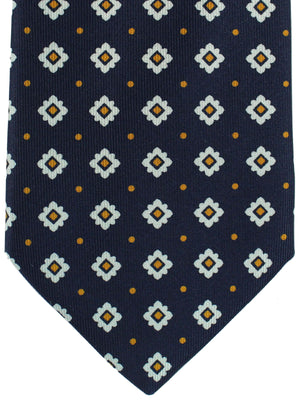 E. Marinella Tie Navy Geometric