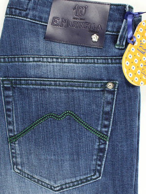 E. Marinella Jeans Dark Blue Jeans