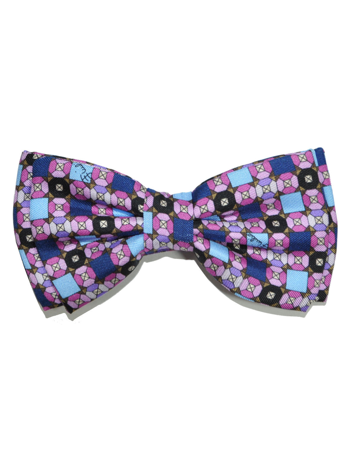 Emilio Pucci Bow Tie Pink Brown Design
