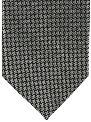 Tom Ford Tie Gray Blue Houndstooth