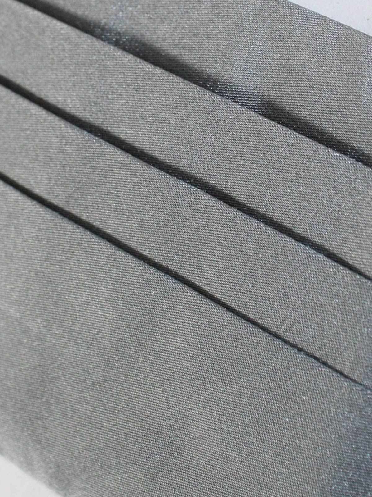 Valentino Cummerbund Charcoal Gray