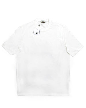 Kired Kiton T-Shirt White Crêpe Cotton EU 54/ XL
