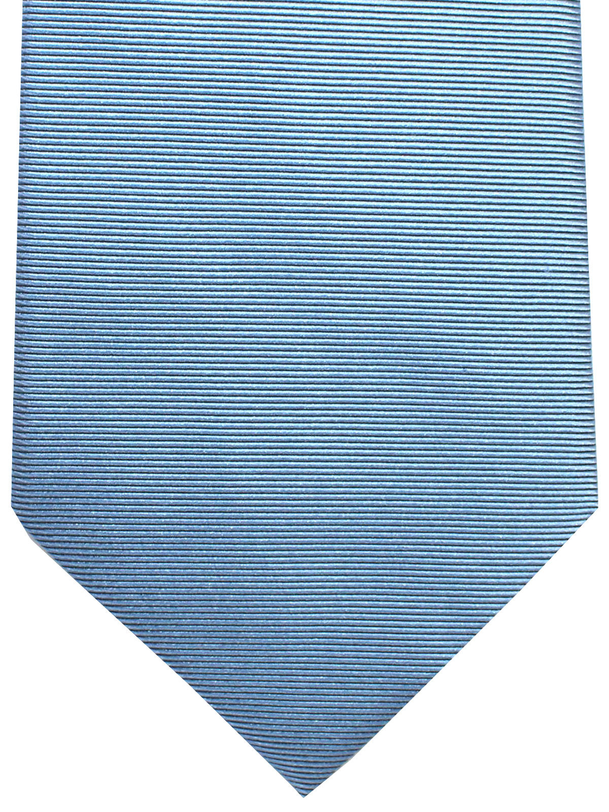 Ermenegildo Zegna Tie Blue Grosgrain Design
