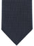 Ermenegildo Zegna Silk Necktie Black Dark Blue Silver Micro Check