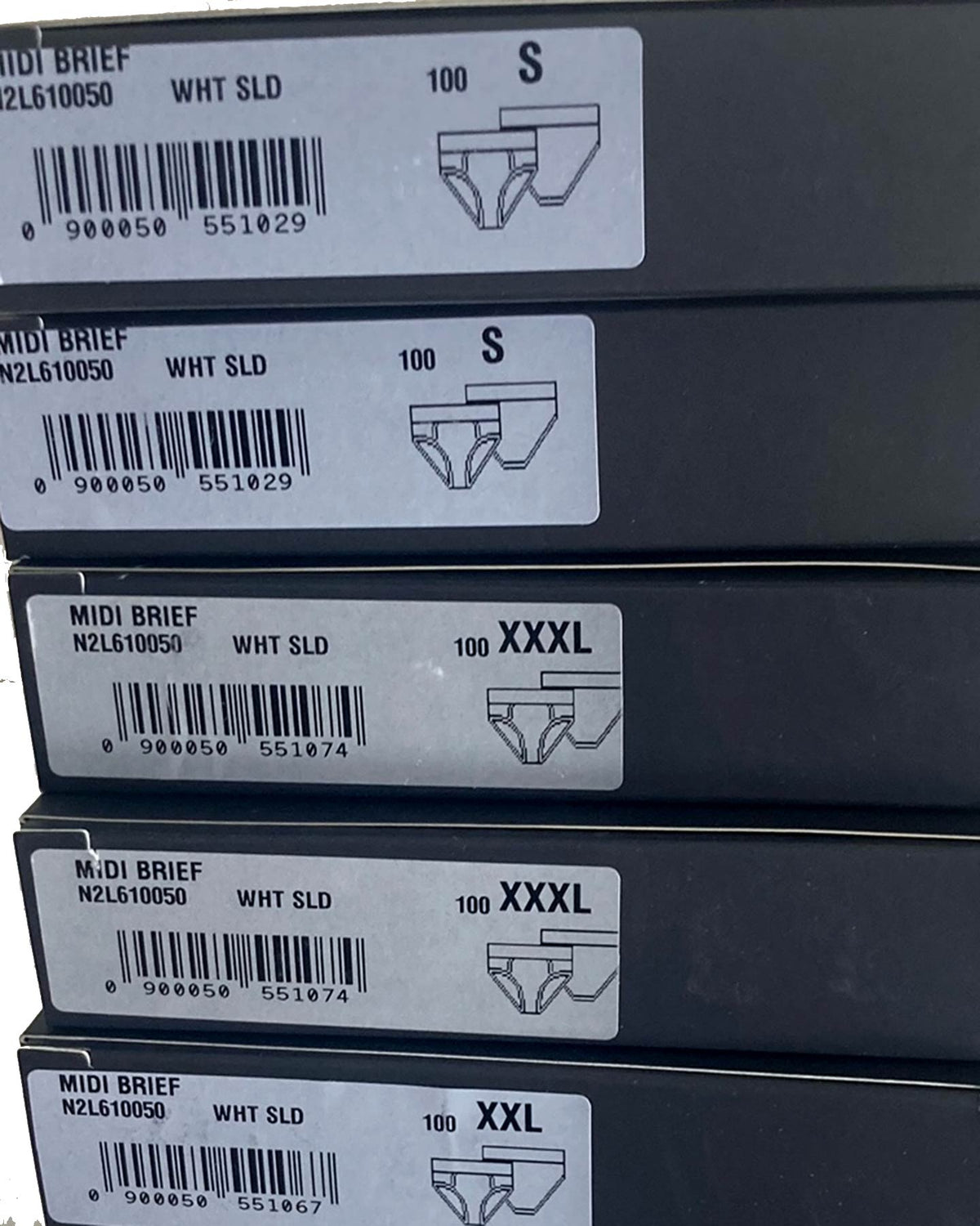 Ermenegildo Zegna Underwear White Stretch Cotton Midi Brief XXXL SALE