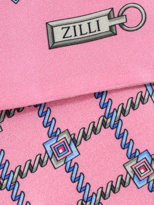 Zilli Tie & Matching Pocket Square Set 
