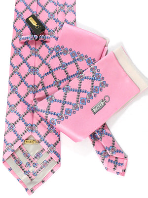 Zilli authentic Tie & Matching Pocket Square Set 