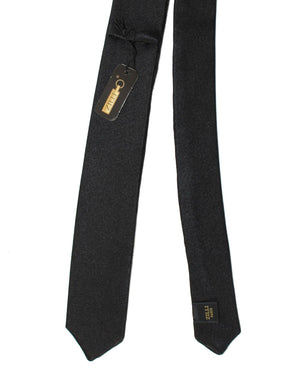 Zilli Skinny Tie Black Gray Unique Design - SALE