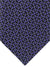 Zilli Silk Tie Black Purple Geometric Design - Wide Necktie